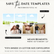 Save the Date Flexible Templates- Photo Strip Style #2