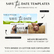 Save the Date Flexible Templates- Photo Strip Style #3