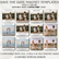 12 Save the Date Square (2x2/2.5x2.5/3x3) Fridge Magnet Template Designs- Style #1 Square