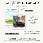 Save the Date Flexible Templates- Classic Style #2