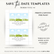Save the Date Flexible Templates- Modern Style #2