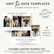 Save the Date Flexible Templates- Modern Style #1 and #2