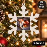 Snowflake Ornament Design - STL File