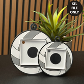 Volley Ball Ornament Design - STL File