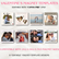 8 Valentine's Day Square (2x2/2.5x2.5/3x3) Fridge Magnet Template Designs
